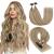 Youngsee bonding extensions real hair ombre extensions bonding real hair brown ombre blond bonds real hair 50 cm u tip extensions real hair brown keratin bondings real hair 50g #8a/60/8a 50 cm-u tip 1-1- #8a/60/8a