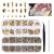 3120 Pcs Gold Crystal Nail Art Rhinestones for Nails Crafts EBANKU Gold Nail Art Charms Flat Back Gems Crystal Jewel Diamonds for Craft with Tweezers and Drill Pen