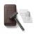 St rtebekker Premium Razor Hobel in Handmade Leather Etui |Razor set with 10 razor blades travel etui and built-in mirror |Wet razier in a vintage look with 2-page blade head black-caf 
