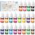 HXDZFX Food Colouring - 20 Colours x 6ml Food Dye Concentrated Liquid Cake Food Colouring Set Yellow Orange Blue Sky Green Red Pink Black Purple