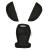 Belts Pads Shoulder Strap and Crotch Cover Universal fits Most car seat & Maxi COSI (Black) rich black