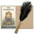 LEO L WENKATZ feather duster with real ostrich feather and wooden handle. Purely natural and sustainable cat toy with feather