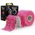 OK TAPE PRO Kinesiology Tape, 2inch x Long Roll 16ft Free Cut Tape, Elastic Athletic Tape Therapeutic Latex Free, Pink+White