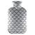 samply 2L Hot Water Bottle with Soft Cover - Hot Water Bag for Cosy Nights Pain Relief Back Neck and Shoulders Dark Grey 2L Dark Grey
