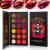 Red Eyeshadow Palette Highly Pigmented, AFFLANO Long Lasting True Red Eye Shadow Halloween Makeup Pallet 18 Color,Waterproof Matte Shimmer Brown Black Yellow Sunset Warm Fall Eye Shades, Cruelty Free red eye shadow -Flame …