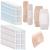 100 Pcs Silicone Adhesive Bandages Bulk Sensitive Skin Bandages Painless Removal Silicone Bandages for Sensitive Fragile Skin Elderly Painless Removal Delicate Sensitive Skin Simple  Fat