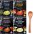 Ainsley Harriott Cup Soup bundle contains Broccoli & Stilton Szechuan Hot & Sour East Indian Mulligatawny Thai Chicken & Lemongrass Total of 12 Sachets Wooden Spoon