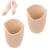 KALIONE Ballet Shoes Toe Pads 1 Pair Toe Pads for Pointe Shoes Knitted Fabric Half Socks for Women Girls Ballet Dance Pointe Toe Pouch Pads Toe Protectors Cap Cover for Dance Shoes High Heels Long