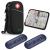 MEDMAX Insulin Cooler Travel Case with 2 Ice Pack Water Resistant Insulated Diabetic Medication Organizer Carrying Bag with Extra Pouch for Insulin Pen and Other Diabetic Supplies Black