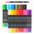Caliart 34 Double Tip Brush Pens Art Markers, Artist Fine & Brush Pen Coloring Markers for Kids Adult Coloring Book Journaling Note Taking Lettering Calligraphy Drawing Pen Art Craft Supplies Kit