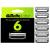 Gillette Mens Razor Blade Refills with Exfoliating Bar by GilletteLabs, Compatible Only with GilletteLabs Razors with Exfoliating Bar and Heated Razor, 6 Razor Blade Cartridges 6 Refills