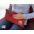 KOYA Naturals Heating Pad Microwavable - Cherry Pit/Stone/Seed Pillow Heat Pack for Neck Muscles Joints Stomach Pain Menstrual Cramps - Warm Compress Neck Wrap - Moist Heat Therapy (Henna Red)