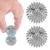 2 pieces of hedgehog ball metal acupressure ball 32 mm magnetic skill ball magnetic massage ball for stress relief or for massage sliver acupressure balls