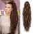FESHFEN Long Curly Wavy Drawstring Ponytail Extensions Clip in Wavy Synthetic Hairpieces Brown Highlighted Strawberry Blonde Drawstring Ponytail Curly Hair Piece Pony Tail Extension for Women 26 inch 26 Inch Brown Highlighted Strawberry Blonde
