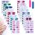 MWoot 16 sheet butterfly nail ticker with nail files nail art sticker nail film nail sticker decal pictures self -adhesive manicure sticker to DIY nail art decoration