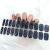 Semi Cured Gel Nails Strips 22 Stickers Nail Wraps Soft Self-Adhesive Gel Nail Stickers Salon-Quality Glitter Gel Nail Strips for Nails Manicure Require UV/LED Lamp (23-Glitter Black)