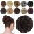 FESHFEN Messy Bun Hair Piece Hair Bun Scrunchies Synthetic Wavy Curly Chignon Ponytail Hair Extensions Thick Updo Hairpieces for Women Girls Kids 1PCS Medium Brown 38 g (Pack of 1) 6# Medium Brown