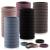 100 pieces thick seamless brown hair tie ponytail holder hair accessories no damage to thick hair (natural colors)