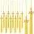 20Pcs Graduation Tassels Academic Graduation Cap Hat Tassel with 2023 Gold Charm for 2023 Graduation Ceremonies Accessories (Gold)