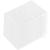 ZOLLNER set of 10 wash gloves washcloths 16 x 21 cm cotton white 16 x 21 cm