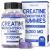 Creatine Monohydrate Gummies 5000mg (90 Count) Creatine Gummy For Men & Women - Blue Raspberry Flavored Creatine - Creatine For Women - Vegan Creatine Chews - 3rd Party Tested - USA Made - Creatine 5g
