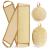 Natural Loofah Sponge Back Exfoliating Scrubber Combo Set  Seep Cleansing Skin and Facial Loofah Pad