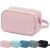 Travel Toiletry Wash Bag for Women Traveling Dopp Kit Makeup Bag Organizer for Toiletries Accessories Cosmetics (Pink) A-pink