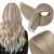 Fshine Tape in Hair Extensions 20 Inch Remy Human Hair Tape in Extensions Highlighted Color 18 Ash Blonde and 22 Light Blonde Hair Extensions 20 Pieces 50 Gram Adhesive Tape Hair 20 Inch # 18/22(P18/613)