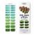 MOYOU LONDON Semi-Cured UV Gel Strips - 20 Pieces - Gel Nail Foils UV Curing for Salon Quality Manicure - Jungle Gold