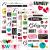 30 Sheet Family Friend Theme Scrapbooking Sticker Decals 500 Pieces Waterproof Vinyl Happy Family Friend Memories Sticker Decor for Family Album Scrapbooking Embellishment Art Project (Family Theme)