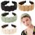 Headbands Women Hair Head Bands - Rattan Summer Straw Head Bands for Girls Cute Wide Raffia Woven Hair Bands for Women s Hair Rattan Hairbands Tan Beauty Product Beech Hair Accessories