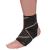 Copper Fit unisex adult Rapid Relief & Hot/Cold Ankle Foot Wrap with Hot Cold Pack, Black, One Size Fits Most US