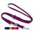Dey - Premium dog leash nylon 2m |3 -way adjustable |For small medium -sized and large dogs |Lots of colors | Doubleein dog cat puppy |Schleppline | Guide line |Puppy leash |Lila M M - 2.0 x 200 cm purple