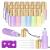 mavogel Essential Oil Roller Bottles - 24 Pack 5ml Pearl Colored Glass Roller Bottles with Stainless Steel Roller Balls Essential Oil key Opener and Droppers Included