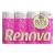 Renova toilet paper 4-ply white decorated perfumed 12 rolls Roll Blanco Decorado Perfumado Single