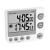 TFA Dostmann electronic 2-fold timer 38.2025 with memory function 3 volume steps LED warning light white L 91 x B 21 (30) x H 76 mm