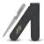 ZAMAHA UK Single Piece Stainless Steel Premium Metal Nail File Packed in PU Leather - Durable Reusable Dual Sided Nail Care Accessories - Ergonomic Handle (Black Pouch)