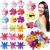 18 Pcs Flower Hair Clip for Women Girl Hawaiian Artificial Hibiscus Flower Hair Pins Big Double Chiffon Tropical Flower Hair Summer Accessories for Bridal Wedding Accessory Hair Clip Hair Barrette