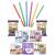 Authentic Bubble Tea Kit, 5 Variety Flavors Mixed, Boba Bubble Pearl and Straws