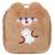 DOITOOL Cute Sanitary Napkin Pouch Washble Sanitary Napkin Storage Container Bag for Girls Period Pouch Period Bag Brown