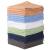 Towel and Linen Mart 100% Cotton - Wash Cloth Set - Pack of 24, Flannel Face Cloths, Highly Absorbent and Soft Feel Fingertip Towels (Multi) Pack of 24 Multicolor