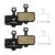 2 Pairs Disc Brake Pads for Sram Avid Elixir 1 3 5 7 9 R ER CR Mag Level TL T Sram XX X7 X9 XXWC DB1 DB3 DB5(Resin,Semi-Metallic,Sintered Metal) Resin Brake Pads