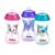 Nuby Polypropylene 3pk No Spill Pinpoint Soft Spout Clik-It  Girl  10 Oz