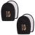 2 pairs of genuine leather heel cushions heel pad inserts with latex foam black 42-46 Black 42-46