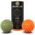 M.S.Lemberg Igelball Massage Set - Massageball for reflex zones anti -stress relaxation gift - nopy football foot massage back neck hand foot - ball with knobs small - hard & medium soft hedgehog ball set