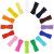 88 Yards Colorful Wave Bending Fringe Trim Ribbon Rickrack Trim Lace Ribbon for Sewing Cloth Dress DIY Multi Color Flower Making Crafts Home Wedding Party Supplies