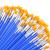 AROIC Paint Brushes Set 120 pcs Nylon Hair Brushes for Acrylic Oil Watercolor Artist Professional Painting Kits Paintbrush A 120 Flat