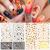 TailaiMei 16 Sheets Holiday Nail Stickers  Halloween & Thanksgiving Day Fall 3D Self-Adhesive Seasonal Nail Art Decals for Autumn DIY Nail Decorations Halloween  Thanksgiving Day. 16 Sheets