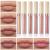 IONSGAKO 6 Colors Matte Nude Lipstick Set Liquid Lipstick Velvet Lip Gloss Lip Stain Long Lasting Waterproof Nude Pink Lipstick Set for Women Lip Makeup (SET-B)