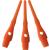 Viper Dart Accessory: Tufflex III 2BA Thread Soft Tip Dart Points (100 and 1000 Packs) Neon Orange 100 Pack